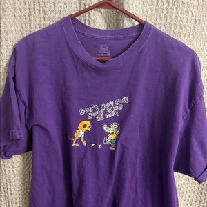 Fruit of the Loom Custom T Shirt Men’s XL Graphic Purple